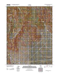 Ackerman Canyon 2012 topographic map thumbnail