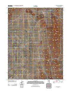 Beck Pass 2012 topographic map thumbnail