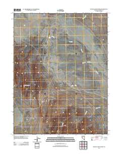 Bunejug Mountains 2011 topographic map thumbnail