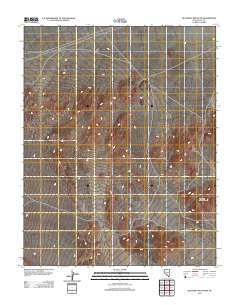 Bullfrog Mountain 2012 topographic map thumbnail