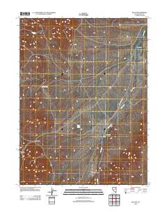 Bullion 2012 topographic map thumbnail