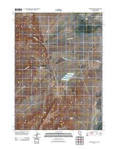 Cordero Mine 2011 topographic map thumbnail