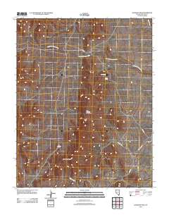 Davidson Peak 2012 topographic map thumbnail