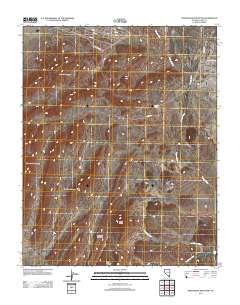 Frenchman Mountain 2012 topographic map thumbnail