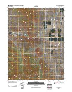 Devon Peak 2012 topographic map thumbnail