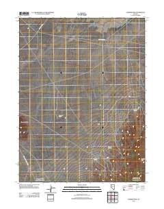 Cornish Peak 2011 topographic map thumbnail