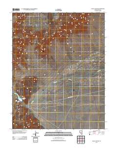 Echo Canyon 2012 topographic map thumbnail