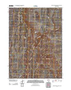 Browns Bench Ranch 2012 topographic map thumbnail