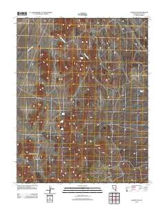 Caliente NW 2012 topographic map thumbnail