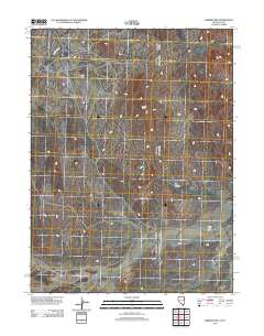 Ferber Peak 2012 topographic map thumbnail