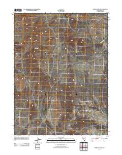 Ferber Peak NW 2012 topographic map thumbnail