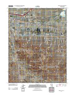 Fernley East 2011 topographic map thumbnail