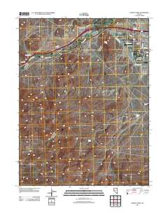 Fernley West 2011 topographic map thumbnail