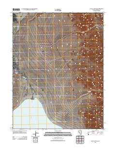 Gillis Canyon 2011 topographic map thumbnail