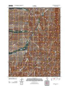 Gilmer Ranch 2012 topographic map thumbnail