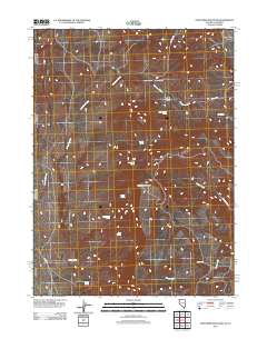 Fortynine Mountain 2011 topographic map thumbnail