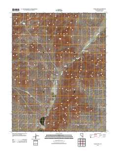 Fossil Peak 2012 topographic map thumbnail