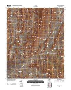 Gold Butte 2012 topographic map thumbnail
