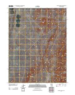 Gilbert Creek NE 2011 topographic map thumbnail
