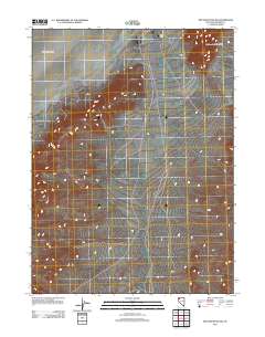 Dry Mountain NW 2011 topographic map thumbnail