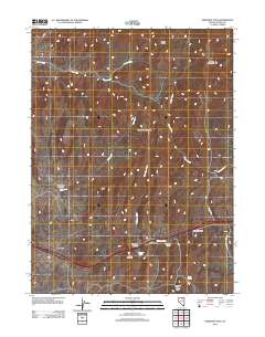 Emigrant Pass 2012 topographic map thumbnail