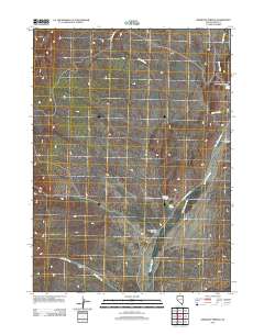 Emigrant Springs 2012 topographic map thumbnail