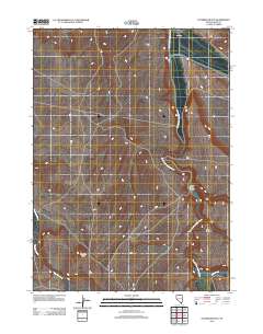 Fourmile Butte 2012 topographic map thumbnail