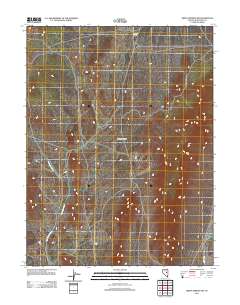 Green Springs NW 2012 topographic map thumbnail