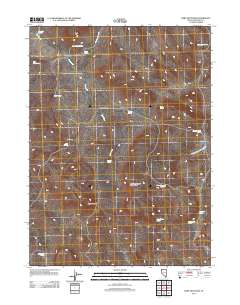 Hart Mountain 2011 topographic map thumbnail