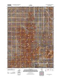 Dry Hills North 2011 topographic map thumbnail