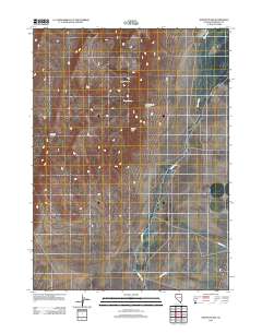 Hoppin Peaks 2011 topographic map thumbnail