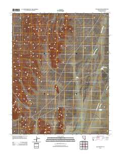 Delamar NW 2012 topographic map thumbnail