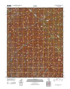 Grapevine Peak 2012 topographic map thumbnail