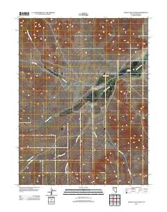 Grass Valley Ranch 2012 topographic map thumbnail