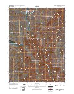 Double Mountain SE 2012 topographic map thumbnail