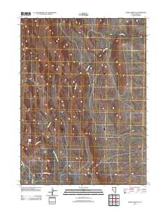 Hanks Creek NE 2012 topographic map thumbnail