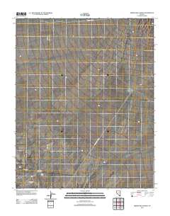 Hidden Hills Ranch 2012 topographic map thumbnail