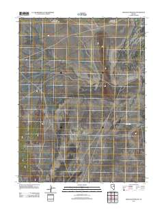 High Bald Peaks SE 2012 topographic map thumbnail