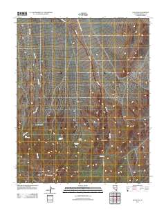 Lida Wash 2011 topographic map thumbnail