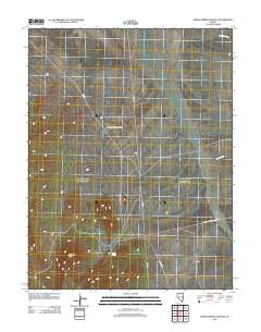 Indian Springs Knolls 2012 topographic map thumbnail