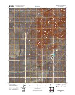 Izzenhood Ranch 2012 topographic map thumbnail