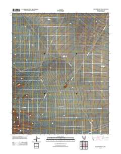 Groom Range NE 2012 topographic map thumbnail