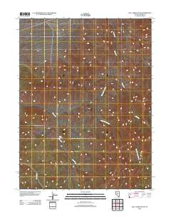 Hall Creek South 2012 topographic map thumbnail