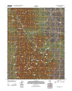 Highland Peak 2012 topographic map thumbnail
