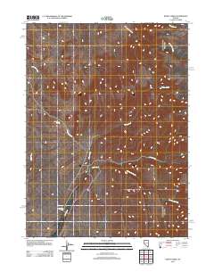 Kenny Creek 2012 topographic map thumbnail