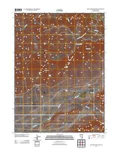 Jake Creek Mountain 2012 topographic map thumbnail