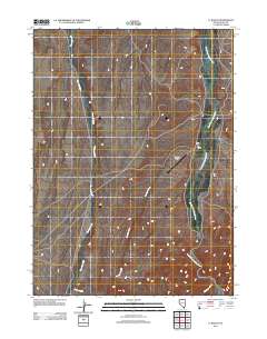 I L Ranch 2012 topographic map thumbnail