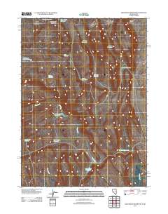 Groundhog Reservoir 2012 topographic map thumbnail