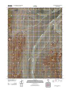 Hickison Summit 2012 topographic map thumbnail