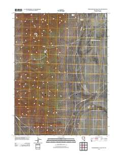 Independence Valley SE 2012 topographic map thumbnail